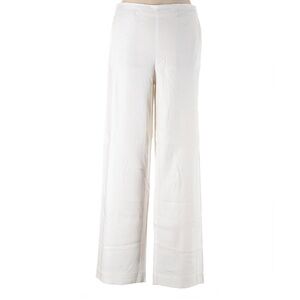 J. Jill White Wide Leg Pants with Flowing Silhouette